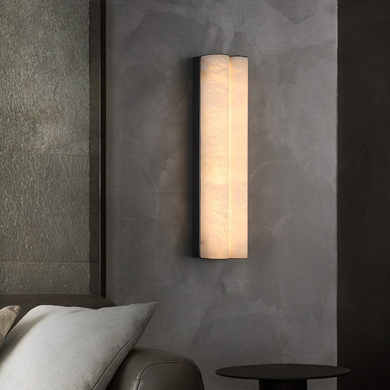 Elaris Alabaster Column Wall Light - Vakkerlight