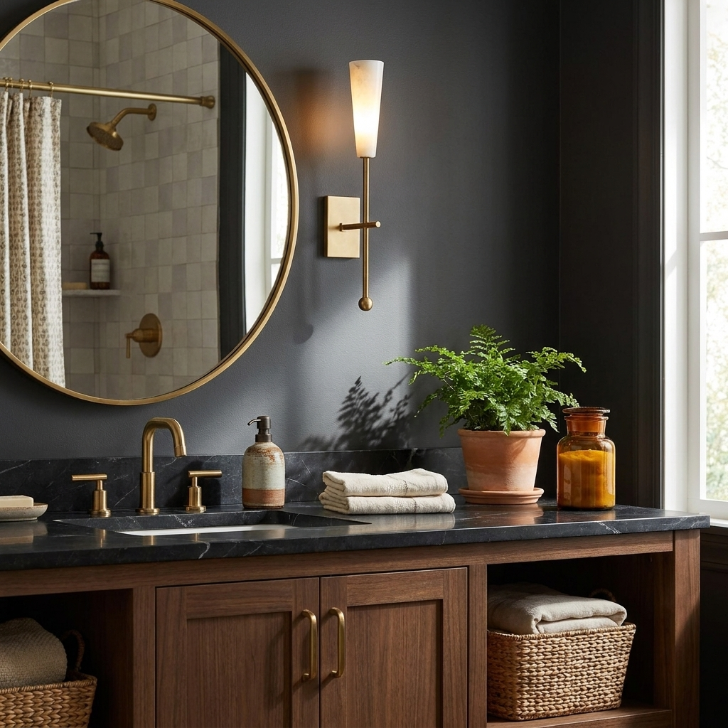 Elaris Alabaster Column Wall Sconce