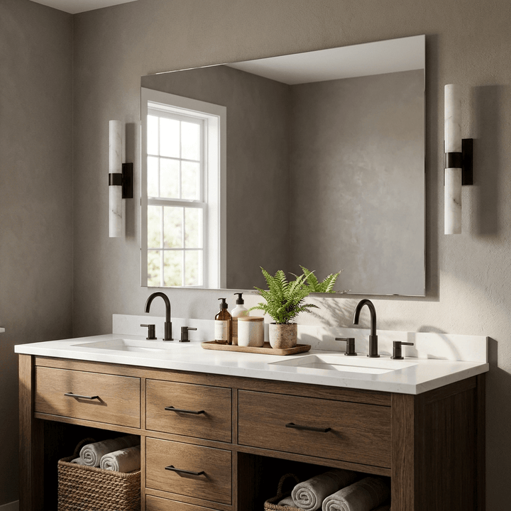 Elaris Alabaster Tube Wall Sconce - Vakkerlight