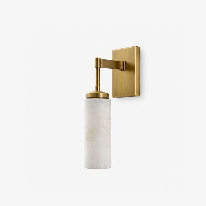 Elbow Alabaster Wall Sconce