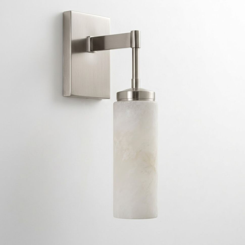Elbow Alabaster Wall Sconce