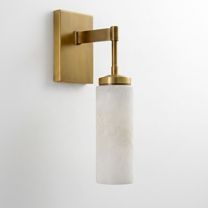 Elbow Alabaster Wall Sconce