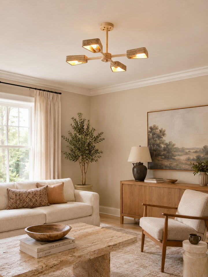 Elementa Travertone Chandelier - Vakkerlight