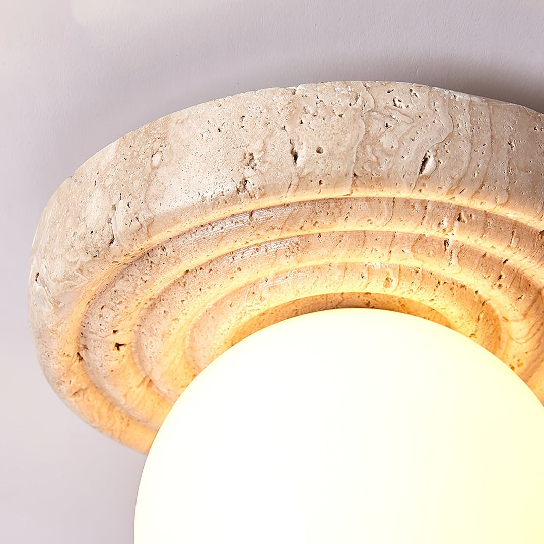 Elira Travertine Ceiling Light - Vakkerlight