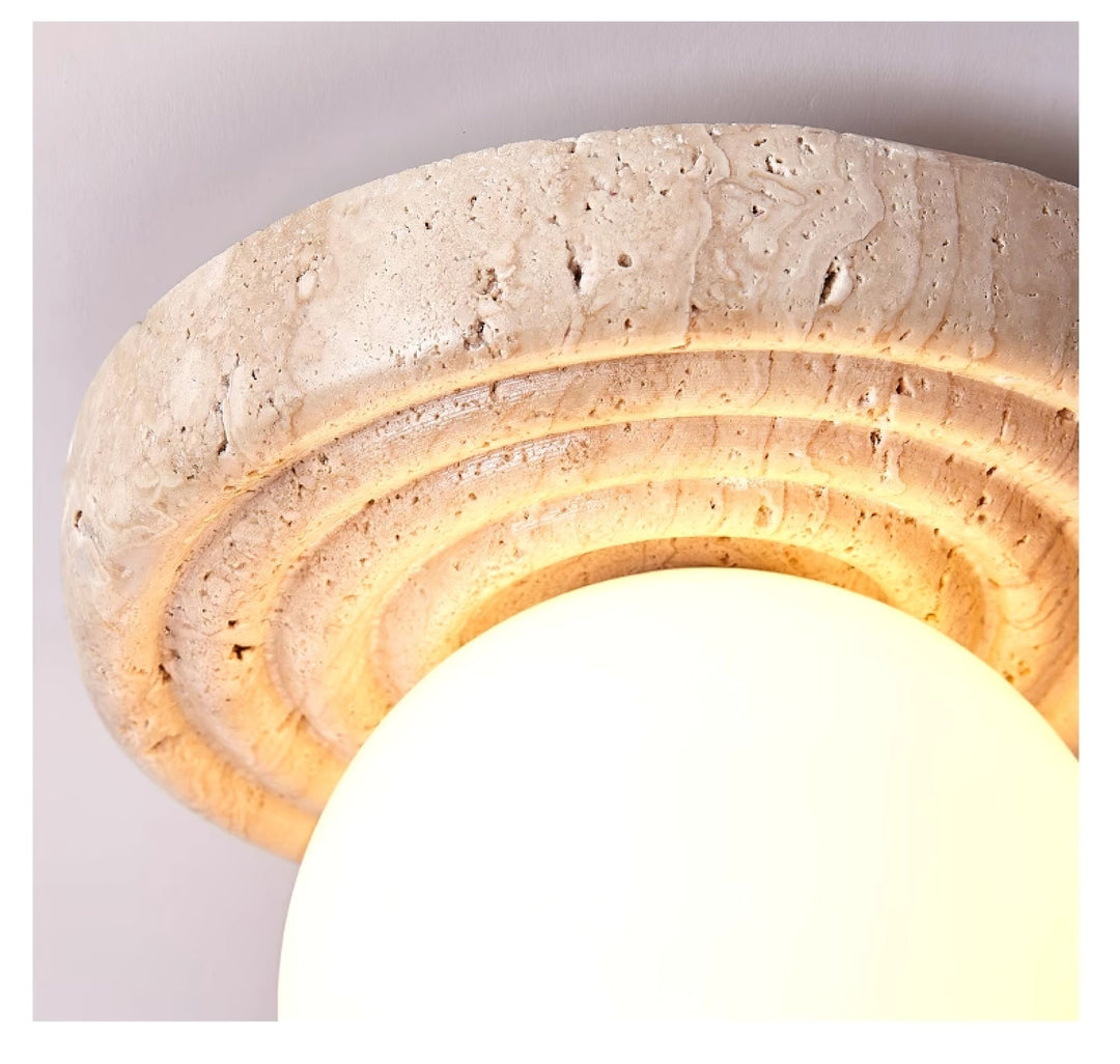 Elira Travertine Ceiling Light - Vakkerlight