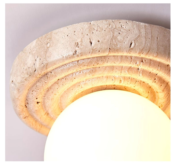 Elira Travertine Ceiling Light - Vakkerlight