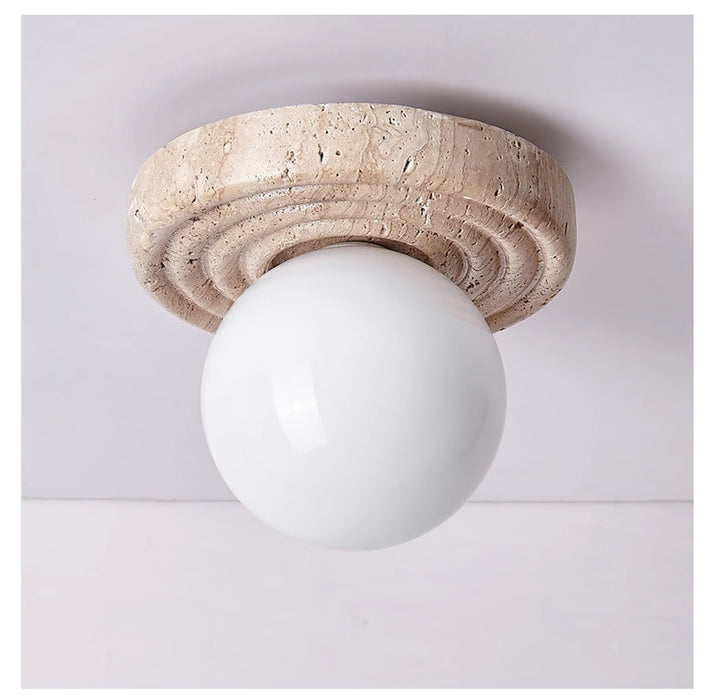 Elira Travertine Ceiling Light - Vakkerlight