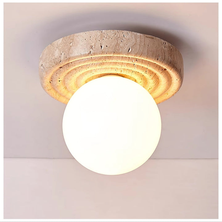 Elira Travertine Ceiling Light - Vakkerlight