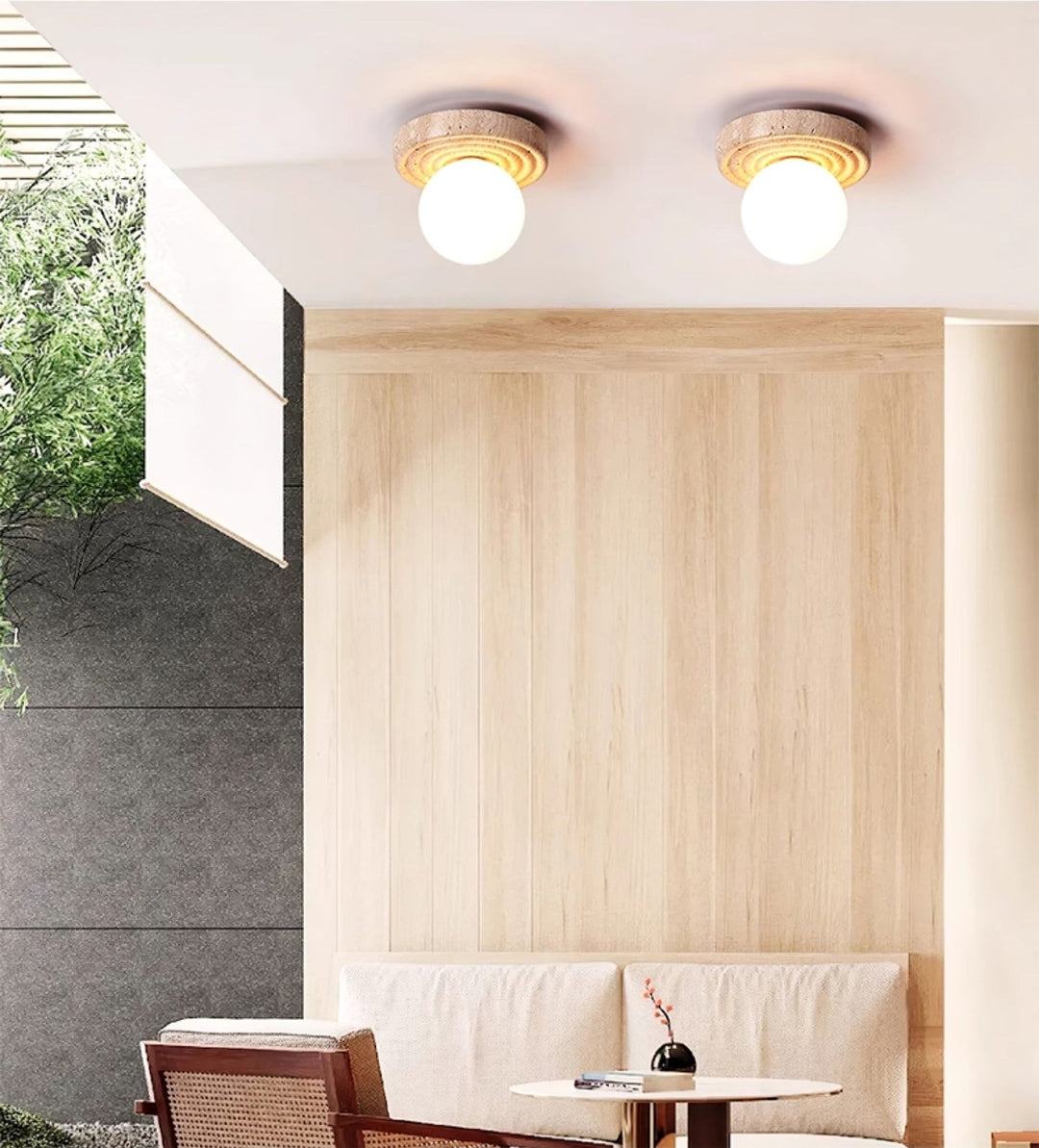 Elira Travertine Ceiling Light - Vakkerlight