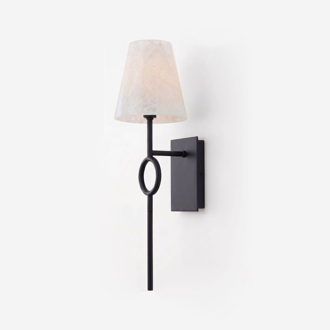 Ellery Alabaster Cone Sconce