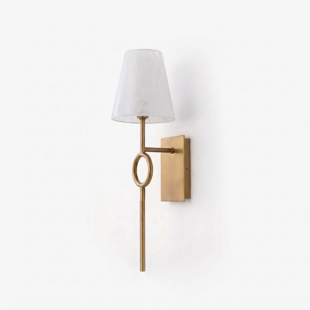 Ellery Alabaster Cone Sconce