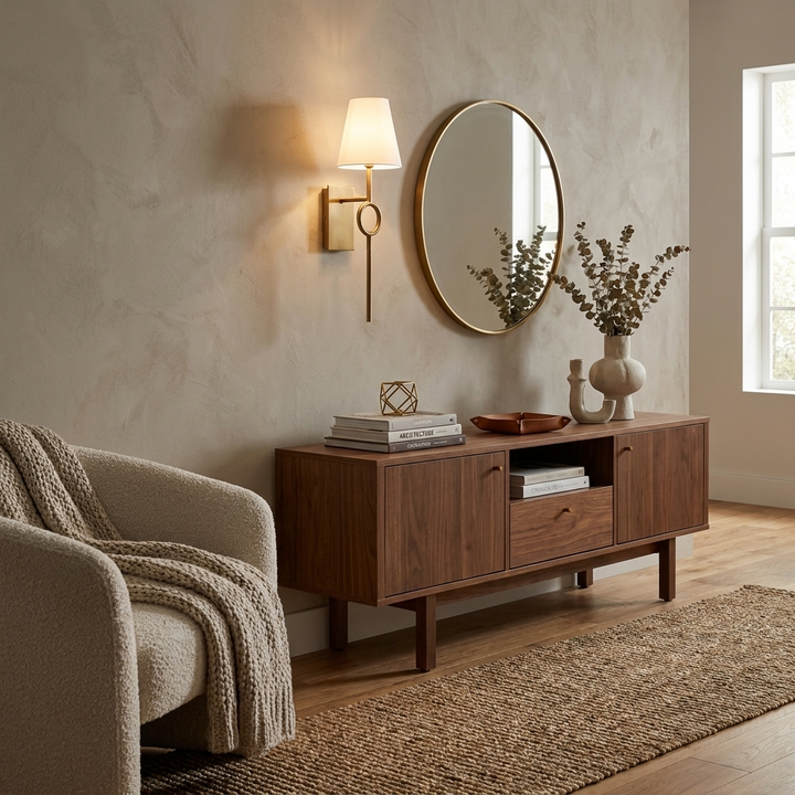 Ellery Alabaster Cone Sconce