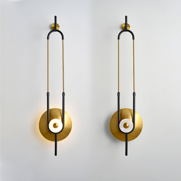 Ellipse Ring Marble Wall Light - Vakkerlight