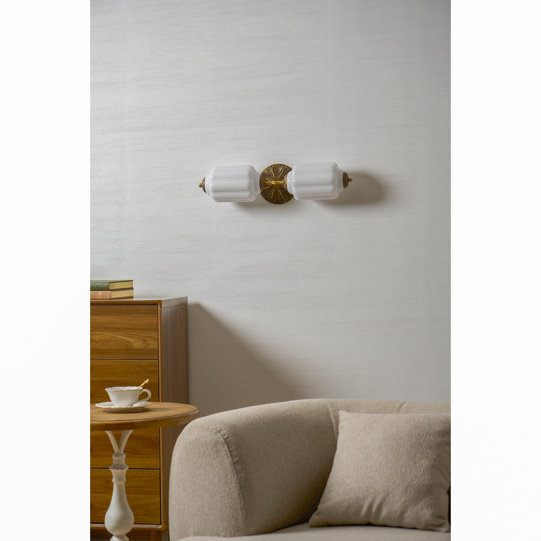 Elliot Glass Wall Sconce - Vakkerlight