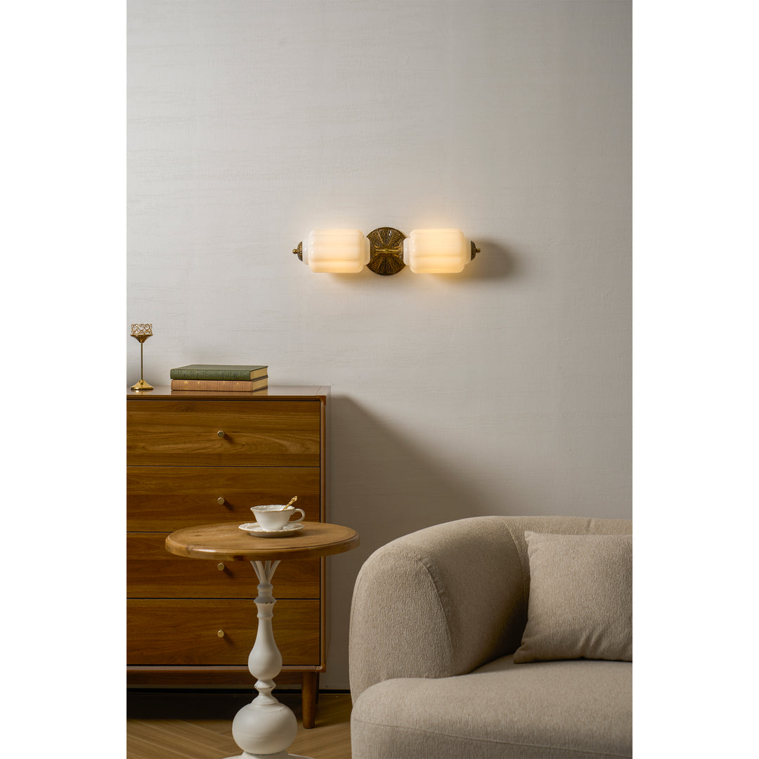 Elliot Glass Wall Sconce - Vakkerlight