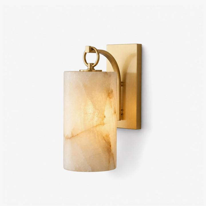 Elowen Alabaster Lantern Wall Sconce