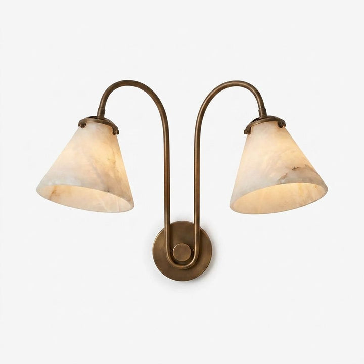 Elowen Alabaster Twin Wall Sconce