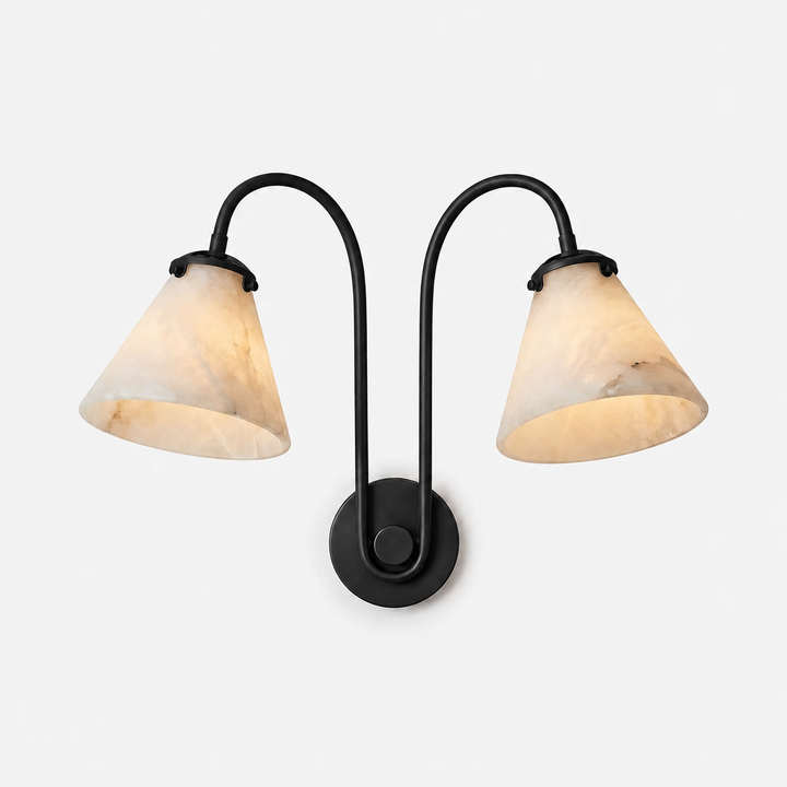 Elowen Alabaster Twin Wall Sconce