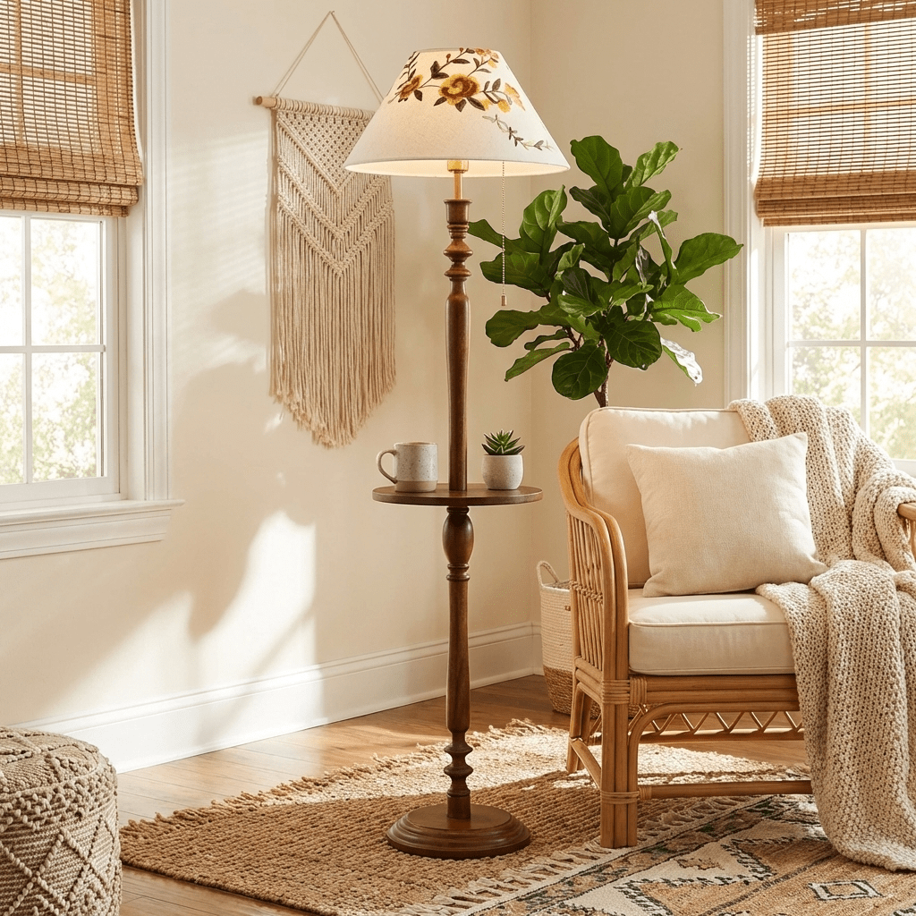 Elowen Bloom Side Floor Lamp - Vakkerlight