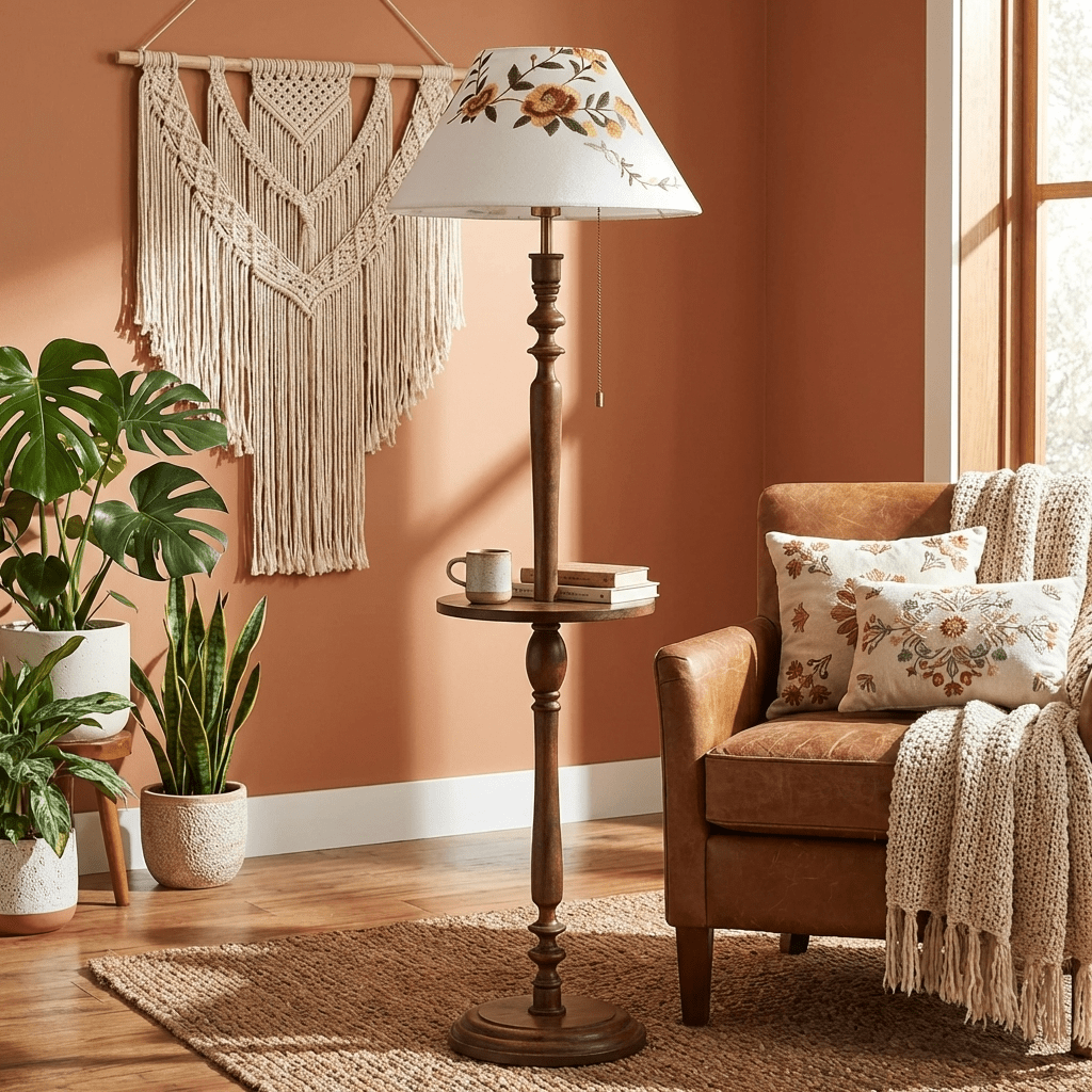 Elowen Bloom Side Floor Lamp - Vakkerlight