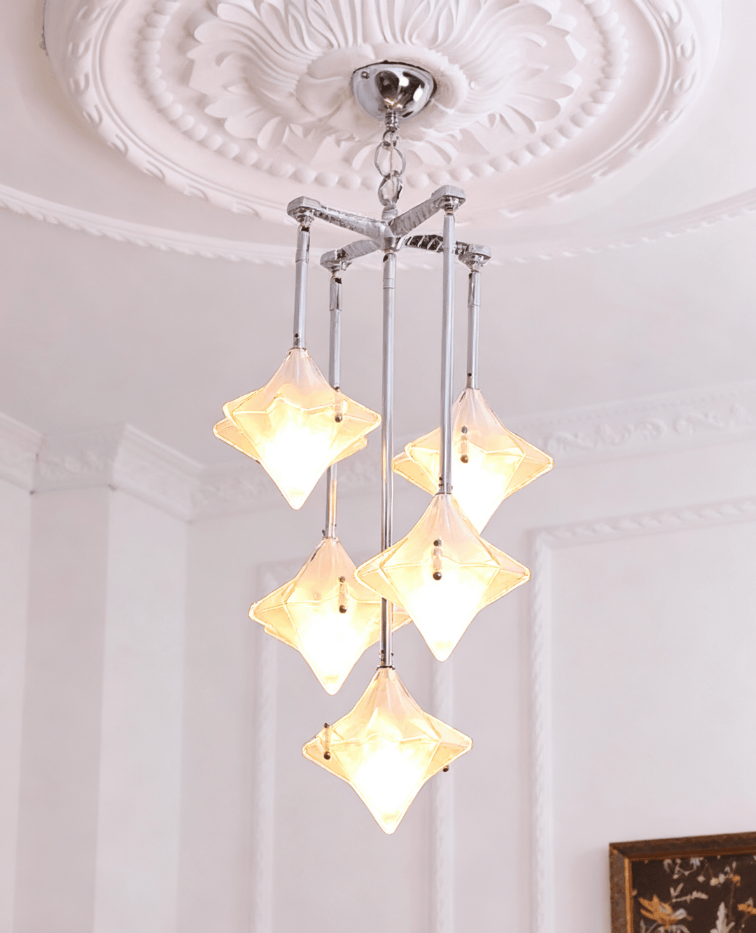 Elowen Long Prism Star Chandelier - Vakkerlight