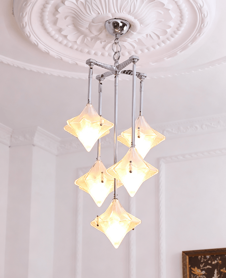 Elowen Long Prism Star Chandelier - Vakkerlight