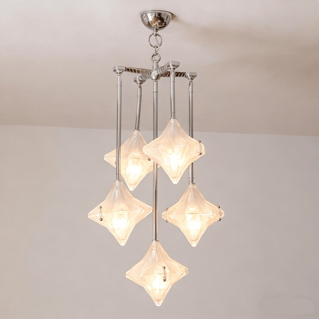 Elowen Long Prism Star Chandelier - Vakkerlight