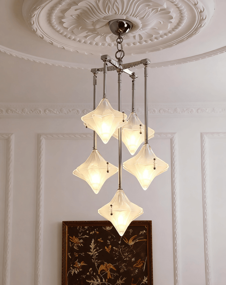 Elowen Long Prism Star Chandelier - Vakkerlight