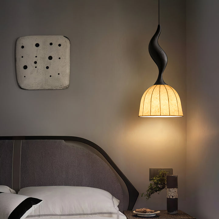 Elowen Twisted Wood Pendant Light - Vakkerlight