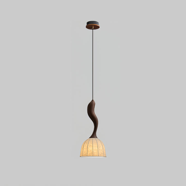 Elowen Twisted Wood Pendant Light - Vakkerlight