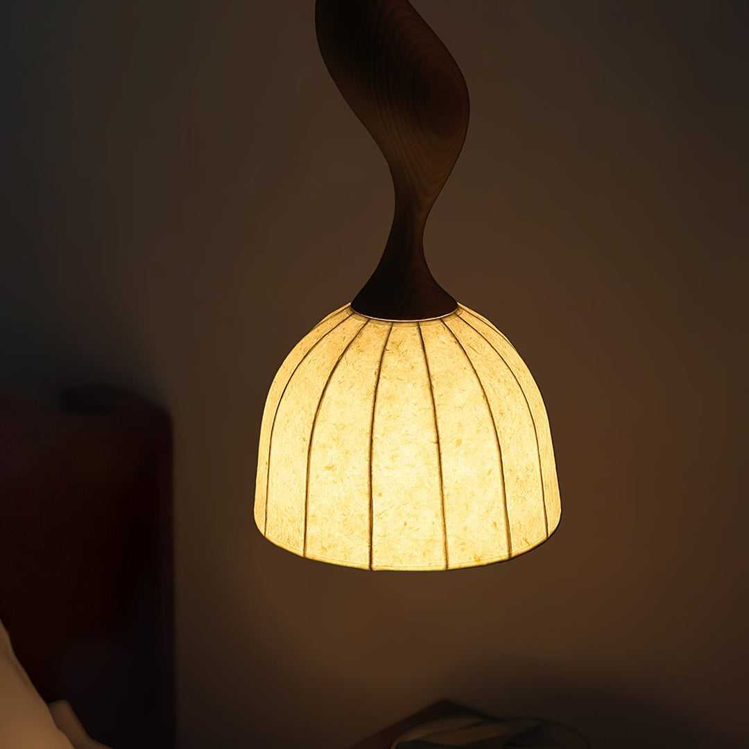Elowen Twisted Wood Pendant Light - Vakkerlight