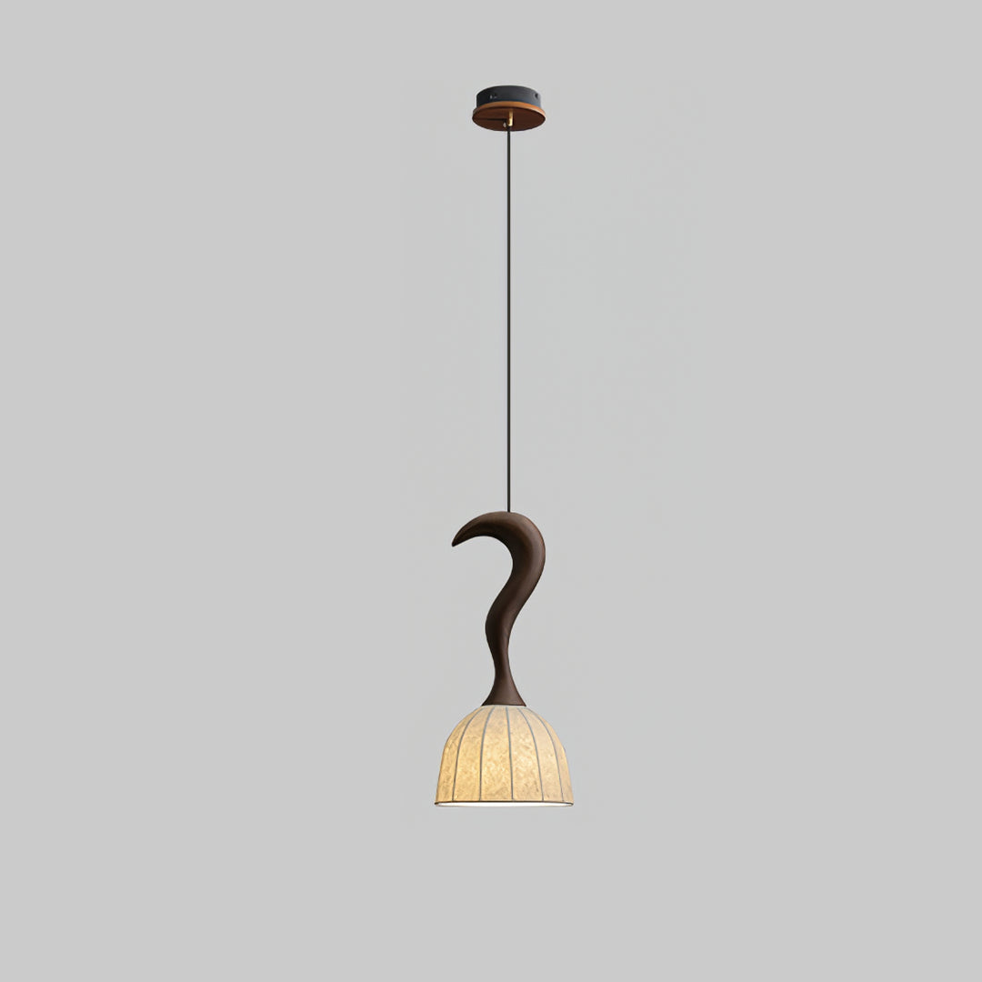 Elowen Twisted Wood Pendant Light - Vakkerlight