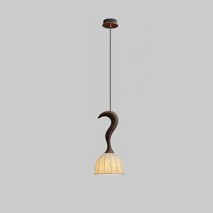 Elowen Twisted Wood Pendant Light - Vakkerlight