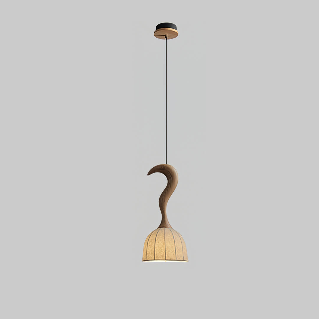 Elowen Twisted Wood Pendant Light - Vakkerlight