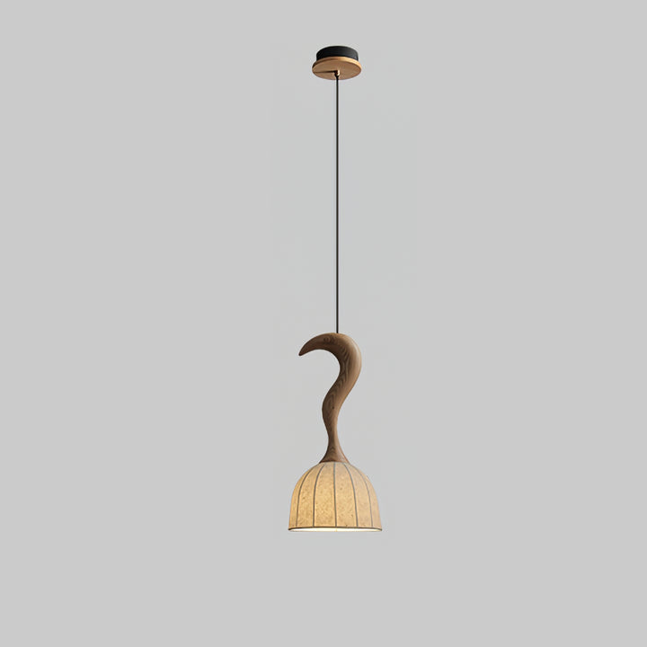 Elowen Twisted Wood Pendant Light - Vakkerlight