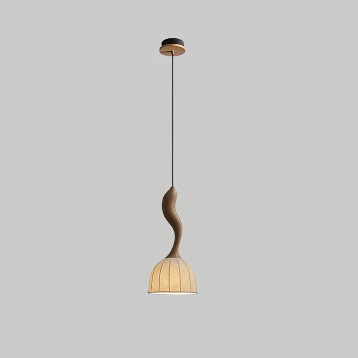 Elowen Twisted Wood Pendant Light - Vakkerlight