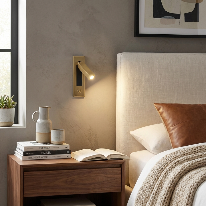 Embedded Bedside Sconce