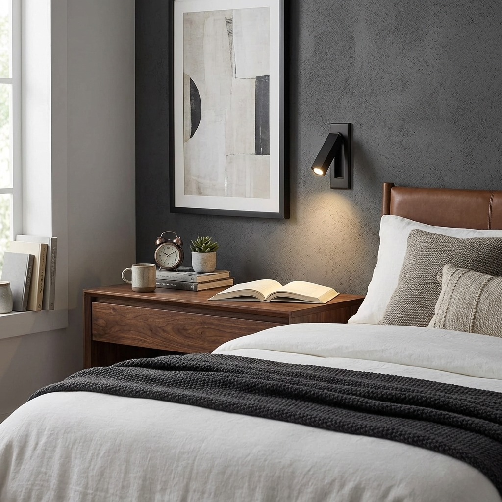 Embedded Bedside Sconce