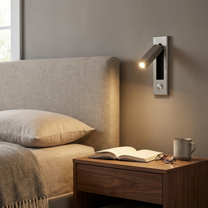 Embedded Bedside Sconce