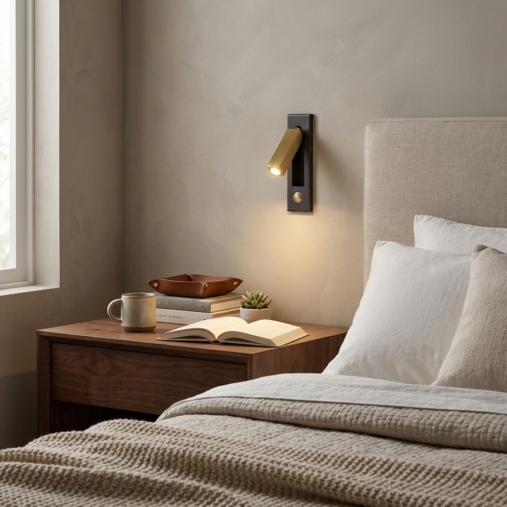 Embedded Bedside Sconce