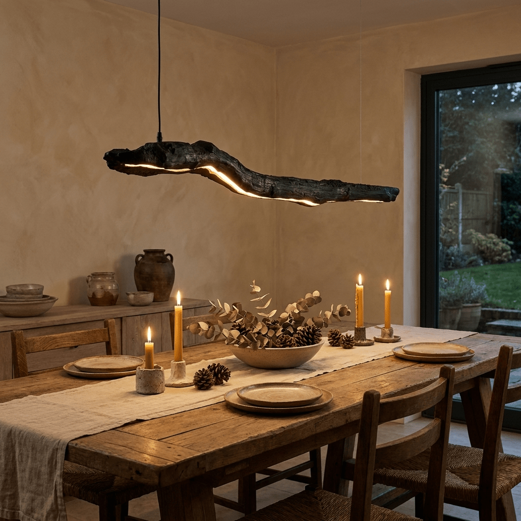 Ember Drift Linear Pendant Lamp - Vakkerlight