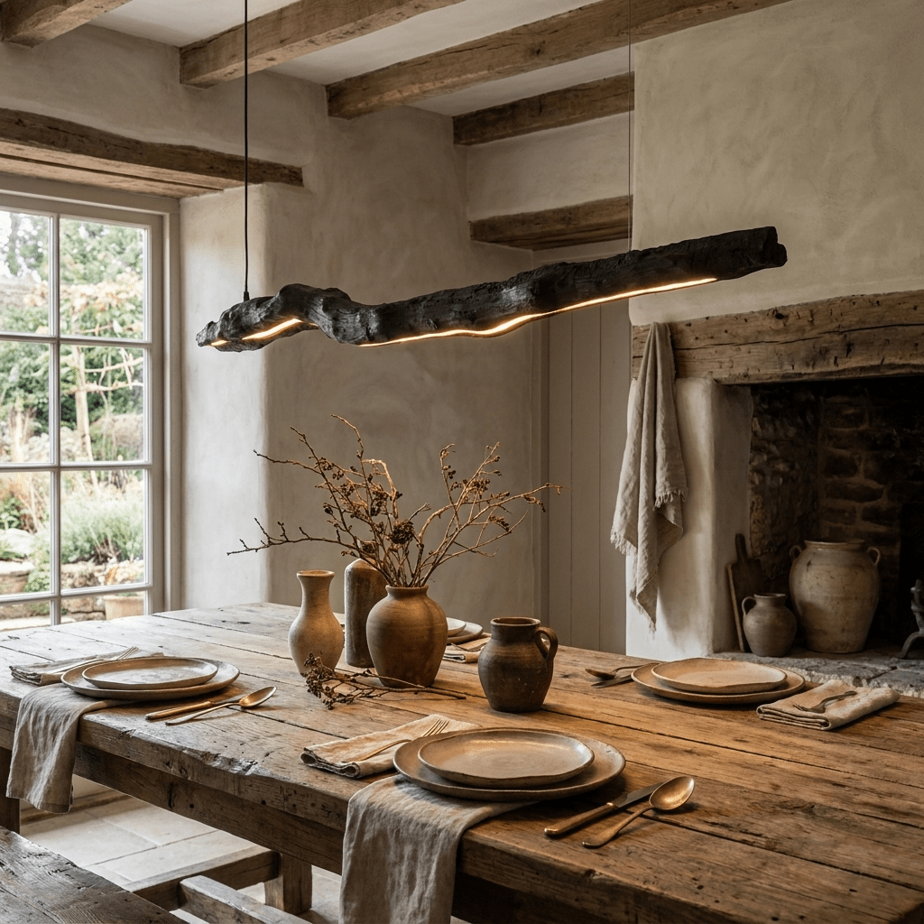 Ember Drift Linear Pendant Lamp - Vakkerlight