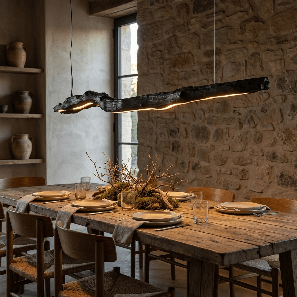Ember Drift Linear Pendant Lamp - Vakkerlight
