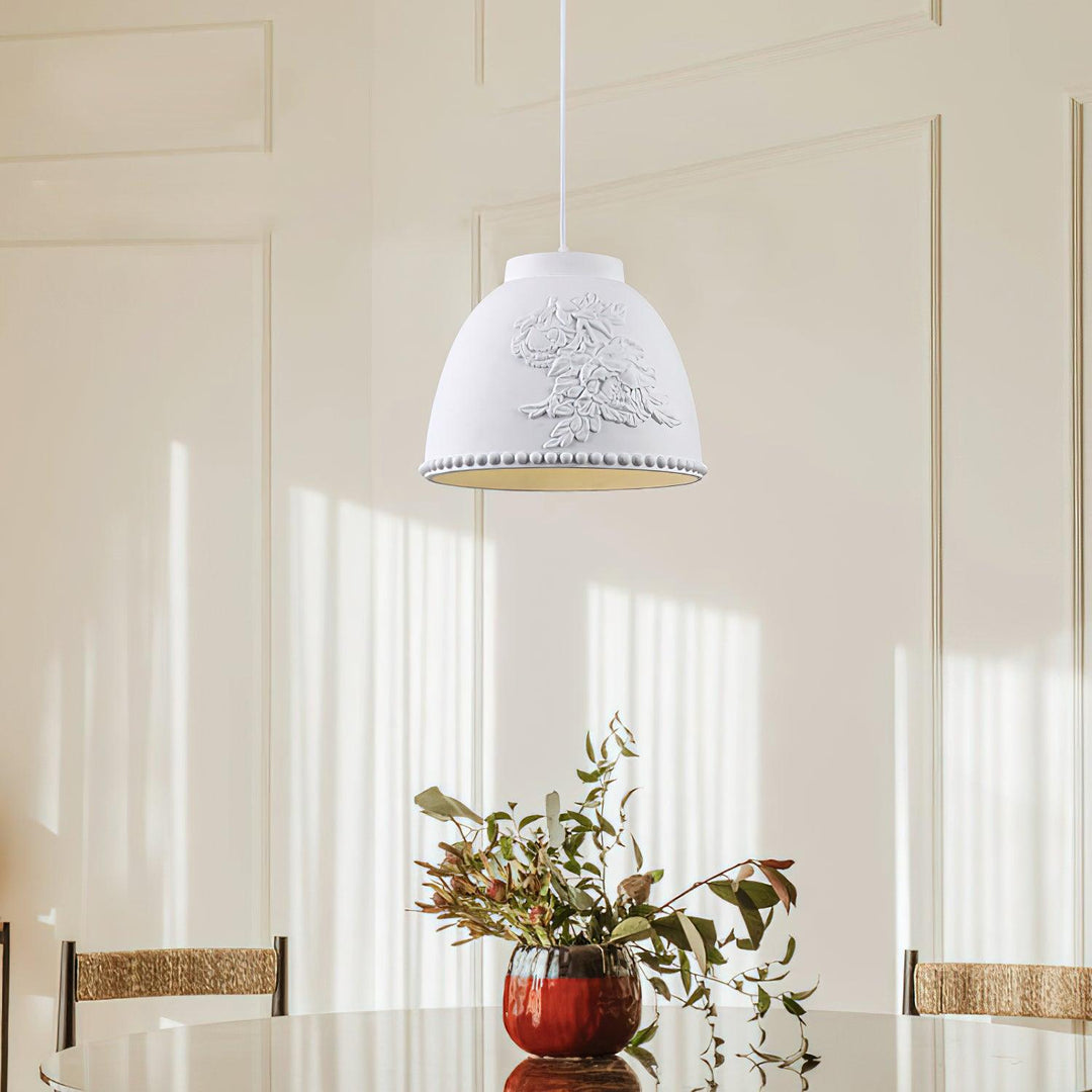 Embossed Flora Pendant Lamp - Vakkerlight