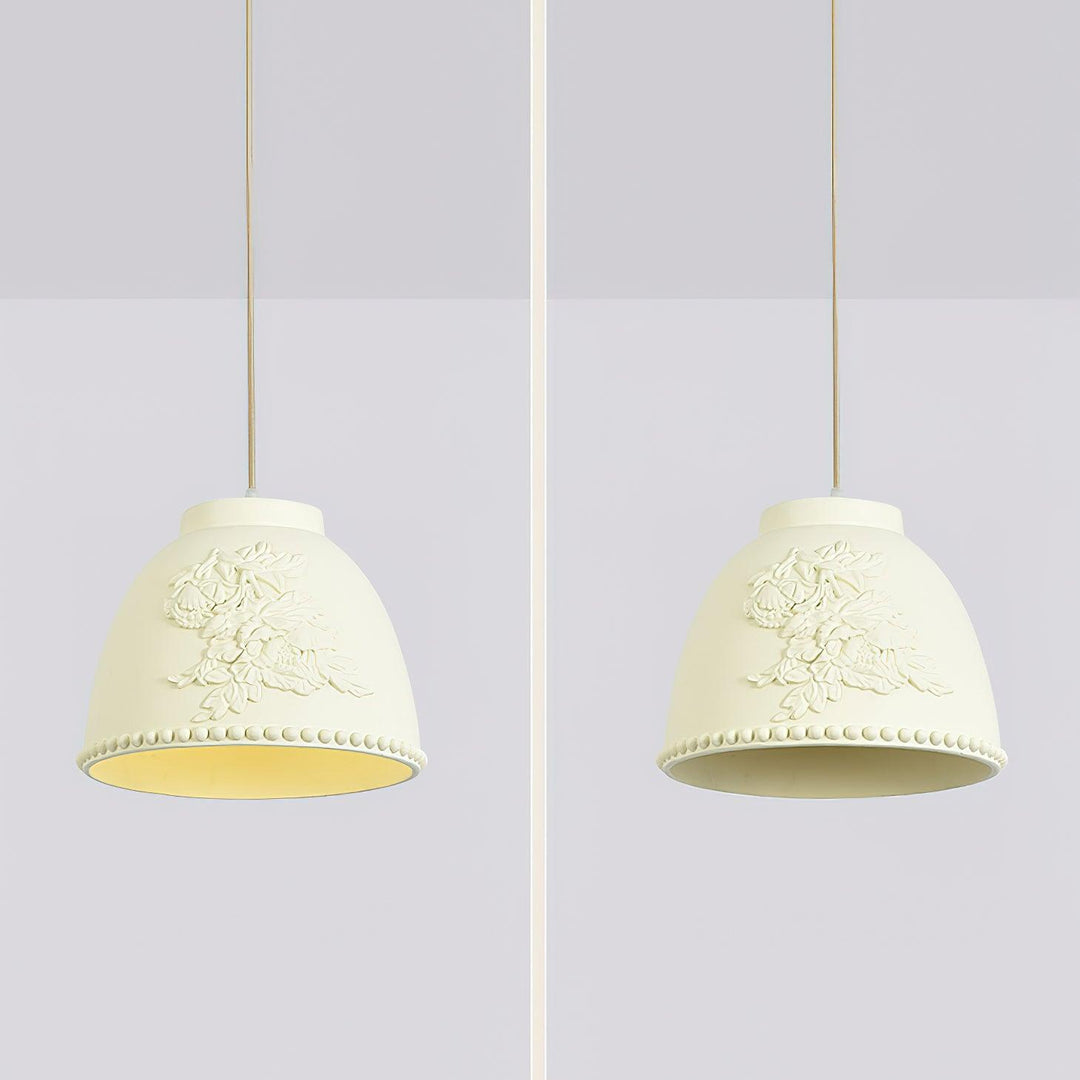 Embossed Flora Pendant Lamp - Vakkerlight