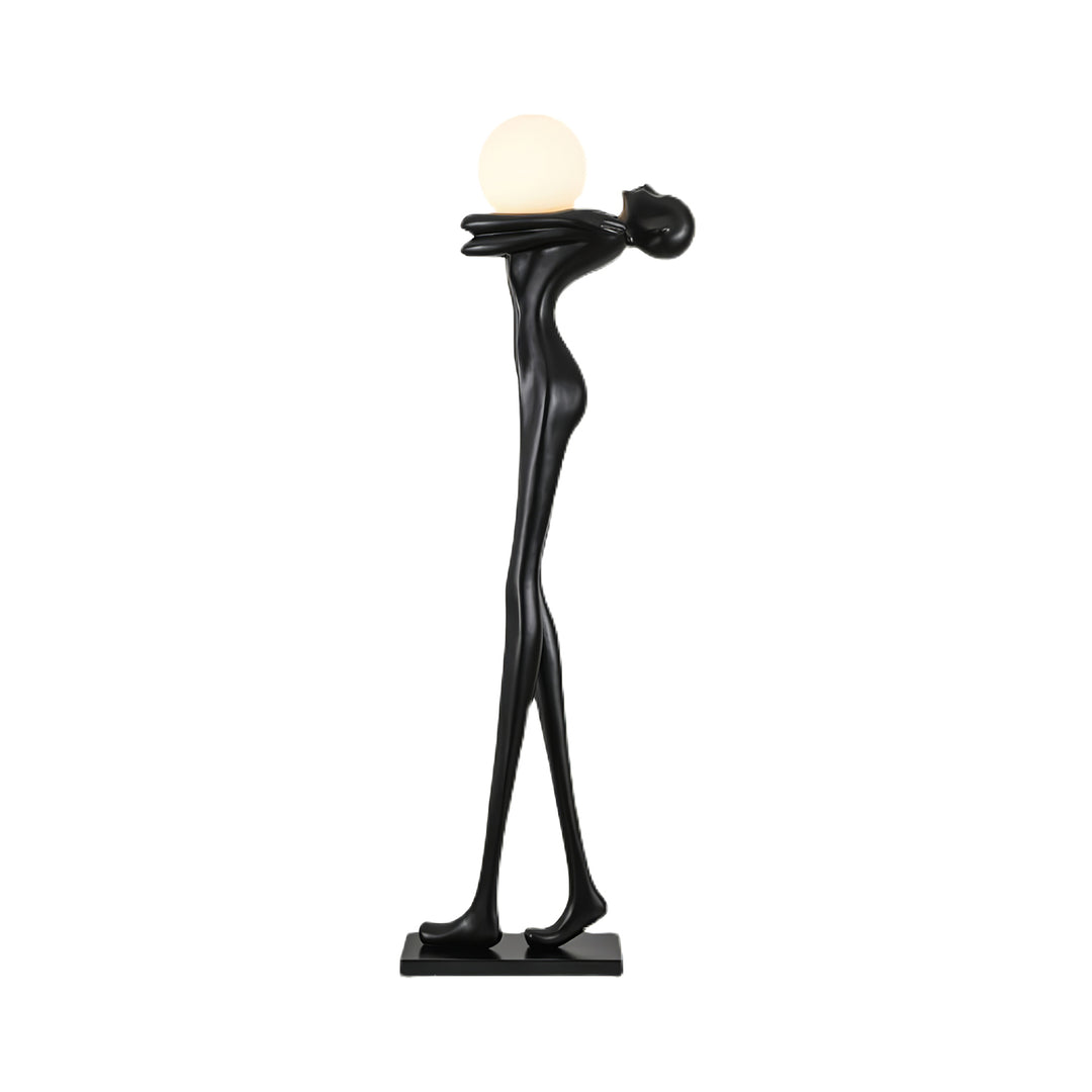 Embrace Ball Sculpture Floor Lamp