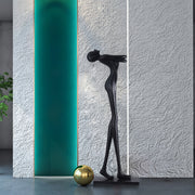 Embrace Ball Sculpture Floor Lamp