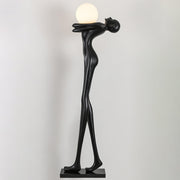 Embrace Ball Sculpture Floor Lamp