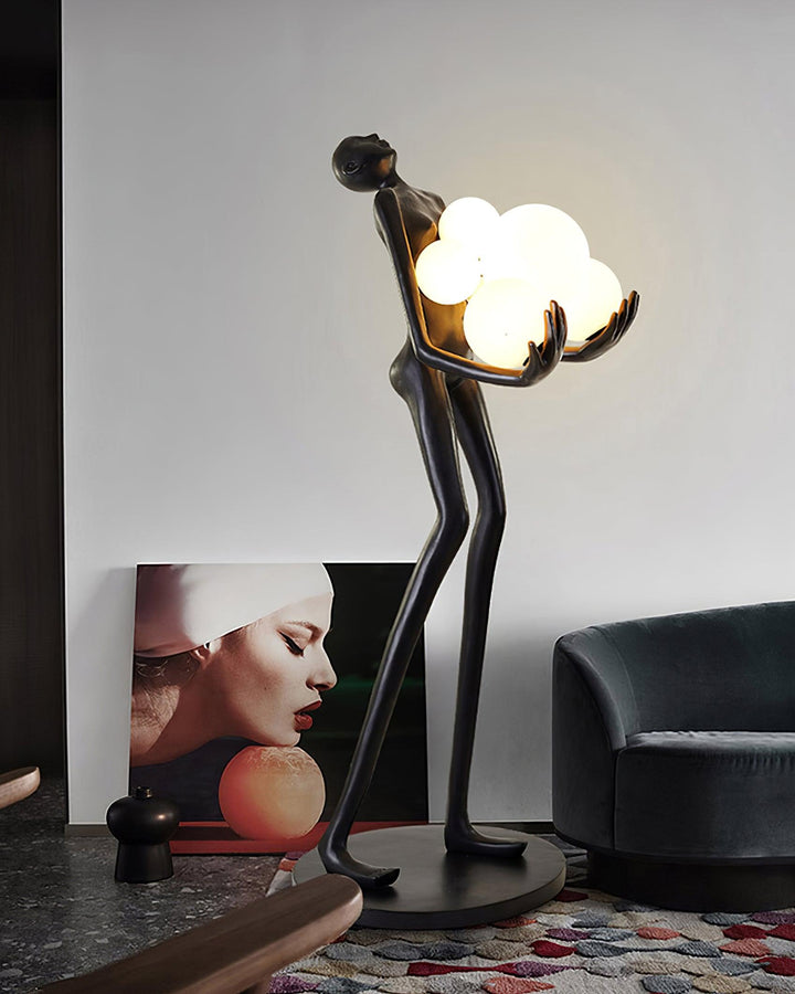 Embrace Sculpture Floor Lamp