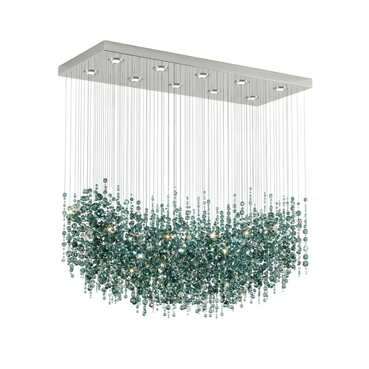 Emerald Rainfall Crystal Customize Chandelier - Vakkerlight